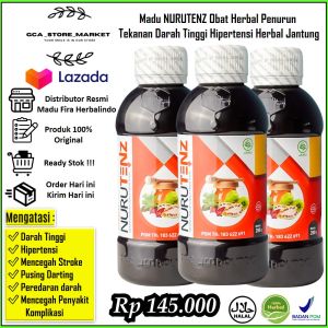 Madu Nurutenz Original Obat Penurun Darah Tinggi dan Hipertensi Obat Penurun Darah Tinggi