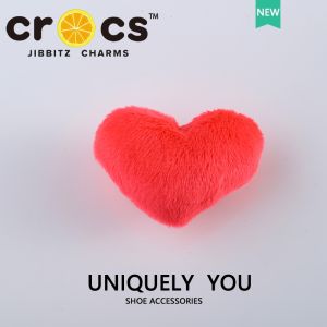 Jibbitz cross charm Plush Love Shoe Buckle 2024 New cross Shoes Flower Cute DIY Shoe Accessories