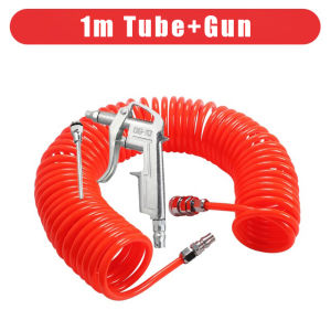 AumoPro Ống Nén PU 8*5Mm Máy Phun Bụi Làm Sạch Áp Suất Cao Ống Lò Xo Thổi Ống Khí Lò Xo