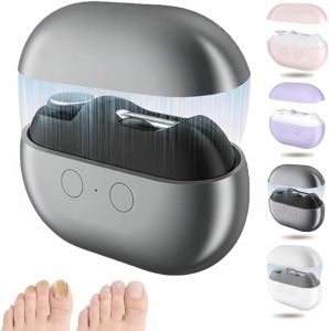 3 in 1 Electric Nail Clipper 2026 New Automatic Toe Nail Clippers for Thick Toenails Seniors Smart 3 Speed Toenail Clippers with Led Light and Nail Scraps Storage for Seniors Adults (Black)