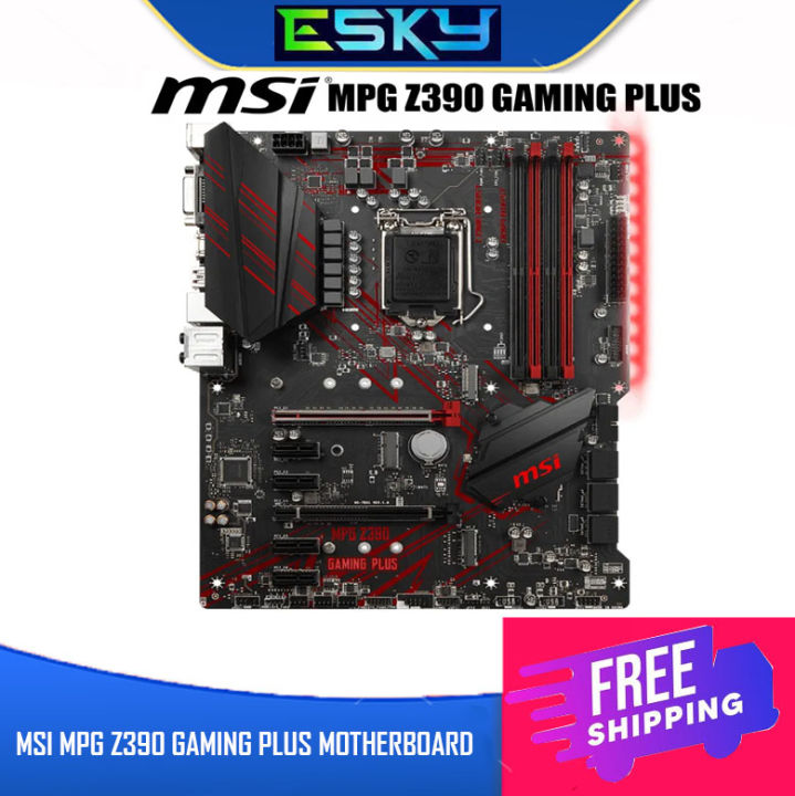 【中古】 MSI MPG Z390 GAMING PLUS + i9-9900K NEW MSI MPG Z390 Gaming Plus LGA1151 (Intel 8th 9th Gen) M.2