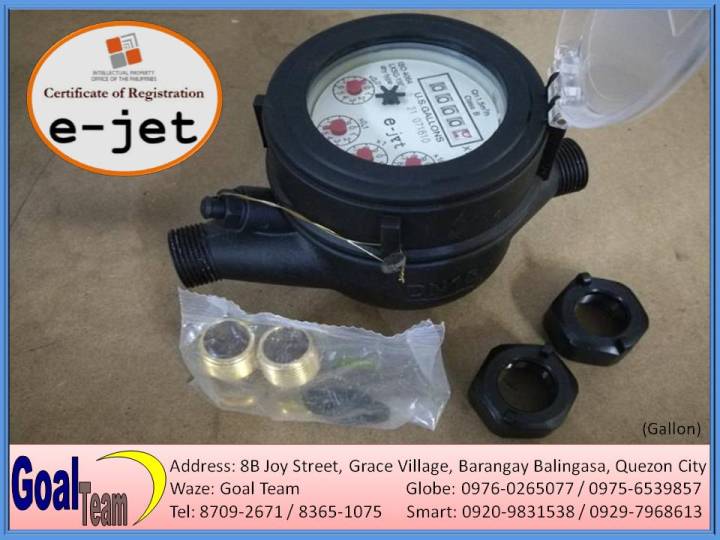 Refilling Meter Water Meter 1/2in (15mm) US Gallon Reading (For Water Refilling ...