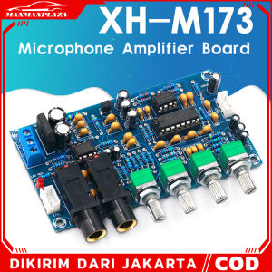 （Dikirim Dari Jakarta) Microphone Amplifier Board Karaoke Reverberation Board XH-M173