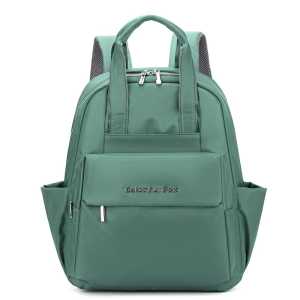 Tas Ransel Colorful Fox 2329 Tas Nilon Anti Air Multifungsi dengan Slot Laptop 14 inci - Gaya Hip-hop Multicolor