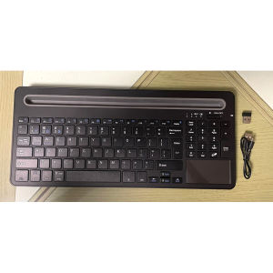 Rechargeable Bluetooth Keyboard with Touchpad and Numeric Keypad