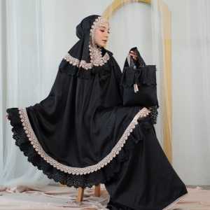 Mukenah Dewasa 2in1 Laser Cut Al mecca