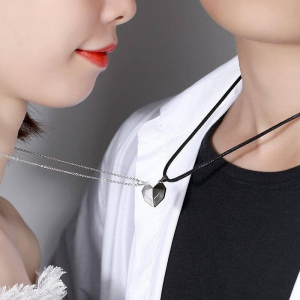 2PCS Set Tai Chi Couple Rope Bracelet Necklace Valentine Gift for Women Men for Good Luck