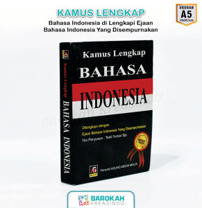 Kamus Bahasa Indonesia Lengkap Ori Soft Cover Penerbit Agung Media Mulia Kertas Koran