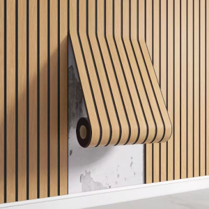 45*300cm Creative Imitation Wood Grain Wallpaper PVC Waterproof Self-Adhesive Decorative Wallpaper Wall Decorative Sticker home decor Peel and Stick Self Adhesive Wallpaper PVC Vinyl Decorative Removable Wallpaper Faux Wood Grating Stripe Contact Paper