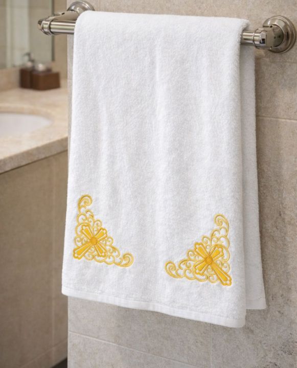 Bath%20Towel%20100%25%20cotton(450%20GMS)%20with%20high%20quality%20embroidery-26x49%20inches,%20White,%20Victoria%20Brand%20-%20Image%202