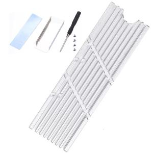 Slimly M.2 2280 NVMe SSD Heat Sink Coolers Aluminum Heatsink With Thermals Pad For Gamers Installation Enhances Stability