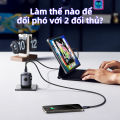 UGREEN Uno RoboGaN 65W 30W USB-C RG2 3-Port Fast Suitable for iPhone 16 15 13 Pro Max iPad Laptop Samsung S24 Super Foldable Wall Charger Model: 45001. 