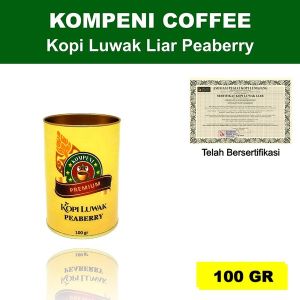 Kopi Luwak Peaberry 100gr - Kompeni Coffee