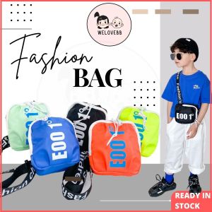 WELOVEBB Beg Budak Lelaki Perempuan Fashion Backpack Tali Boleh Laras Hadiah Colorful Fashion Chest Bag Sling Pouch Bags