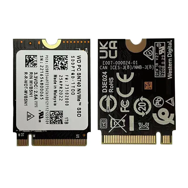 Ready to Ship] Western Digital WD SN740 2TB / 1TB M.2 NVMe 2230 PCIe 4.0x4  SSD for Steam Deck / Surface Pro 9 / ROG Flow X13 / GPD Win Max2 / Surface  Laptop 4 | Lazada Singapore