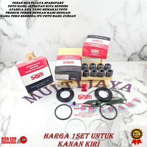 SIL SEAL KALIPER KIT CAKRAM DEPAN SOLUNA 1SET KIRI KANAN SAM PART MOBIL