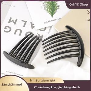 Hàng có sẵn✨ 5 7 Răng Nhựa Tóc Clip Cho Phụ Nữ Cổ Điển Sáng Tạo Mũ Nón Tóc Màu Đen Lược Ma Thuật Tóc Lược Tóc Clip Hàn Quốc Công Cụ Tạo Kiểu