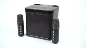 Mini Karaoke Speaker Portable Karaoke Speaker Set with Wireless Mic Bluetooth 5.0 Home KTV Sound System KD-203
