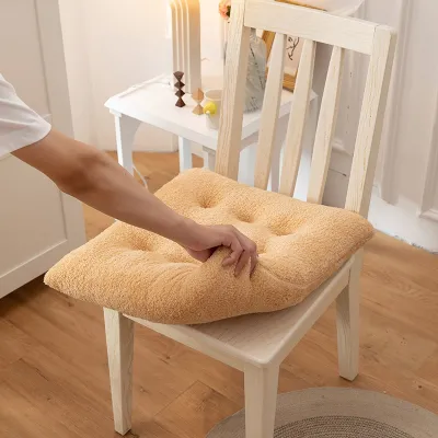 Fluffy Seat Cushion / Square Round Seat Cushion / Lambswool Cushion / Soft Touch And Comfortable Local Stock