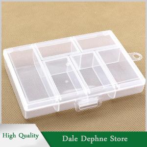 [Dale Dephne] 6 slots rỗng container cho trái cây Pick lưu trữ Box cho trái cây Pick Box cho trái cây Pick đóng gói quà tặng bông tai Nhẫn Box cho jewelr