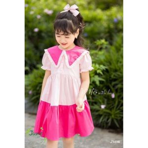 Midi Dress Naya Anak Perempuan Korea Style Usia 3 - 5 Tahun