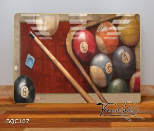 Tranh Bida Billiard tráng gương 6