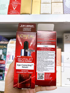 [NEW] Tinh Chất LOreal Paris Revitalift Triple Power Age-Correcting Serum Giảm Nếp Nhăn Ngừa Lão Hóa 30ml