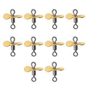 10Pcs DIY Fishing Lures Hook Baits Fishing Accessories Plug Casting Propeller Spinnerbait Stainless Spinnerbait Props