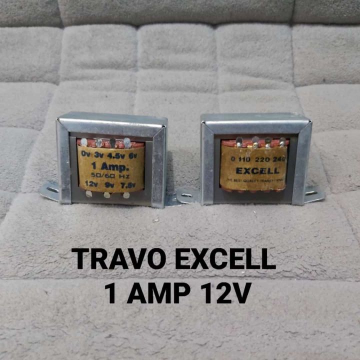 TRAFO TRAVO 1 AMPER 12V0LT ENGKEL NON CT EXCEL | Lazada Indonesia