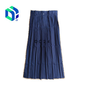 Rok panjang Abu Abu Biru dan Coklat model Rempel Full
