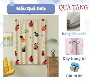 Rèm dán cửa sổ 1 LỚP rèm dán tường decor chống nắng Lind Home TẶNG KEO DÁN