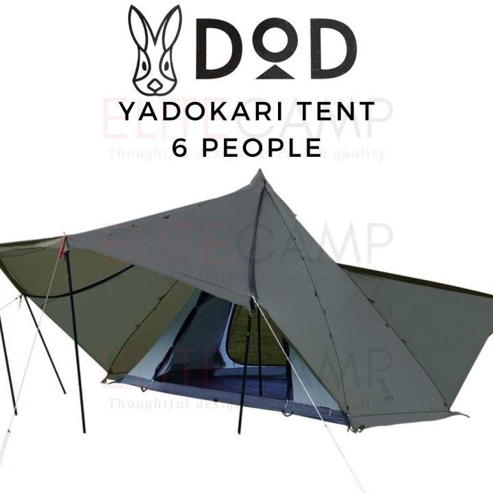 DOD Yadokari Tent T6-662 Camping Hiking Khemah Japan Water