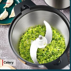 600W Electric Food Chopper 3L Meat Grinder Dough Maker 4 Blades Vegetable Processor Stainless Steel Machine for Slicing