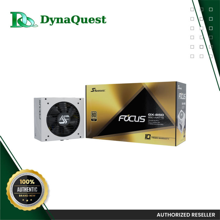 Seasonic Focus GX-850 GOLD 850W 80+ Full Modular SSR-850FX WHITE Power ...
