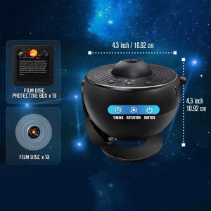 Zdssy Planetarium Chiếu Galaxy Chiếu Máy chiếu sao 13 Tờ Phim Gặp Ảo Tưởng bầu trời đầy sao Cực Lãng Mạn Cho Phòng Ngủ