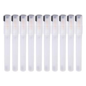 Refillable Markers Set Of 10 For Industrial And Art Projects Transparent Acrylic Ink Pen With Precisions Tips Leak Proof Design Multi Surfaces Use