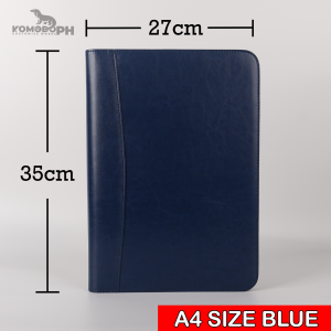 KomodoPH A4 Size Leather Document Portfolio Bag with Personalization Engraving