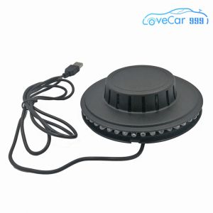 Dynamic RGB Fairy Lights with Sound Activation USB Power and Rotating LED Ball for Stage and Party Decor