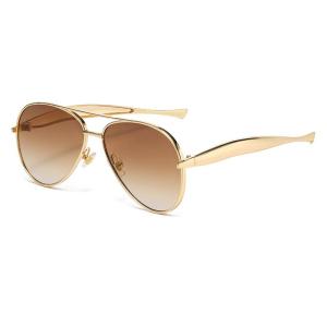Luxury Brand Y2k Vintage Metal Pilot Sunglasses Women for Men Sun Glasses Punk Popular Outdoor Driving Designer Shades UV400 h260606