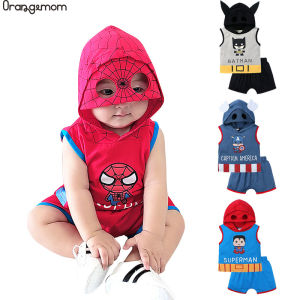 Baby Clothes Set 2PCS Terno Baby Boy Summer short sleeve Halloween Special Cotton Characters Cartoon Child Set