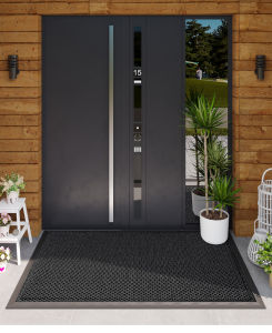 Front Door Mat Outside Entrance Dirt Trapper Doormat-Entrance Welcome Matt Durable