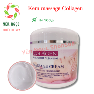 Kem massage Collagen thơm dịu hũ 500g