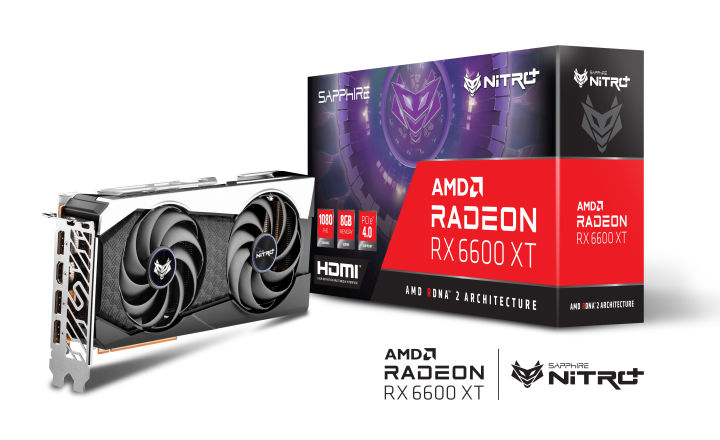 SapphireRadeon RX6600XT 8GB GDDR6 NITRO＋ Sapphire Nitro+ AMD Radeon RX 6600 XT 8GB GDDR6 Graphics Card