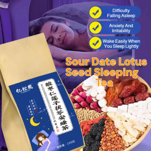 Sour Date Lotus Seed Sleeping Tea Good Nights Sleep Herbal Tea Bags Beauty Health Soothe The Nerves Help Sleep Stress Relief Flower Herbal Tea