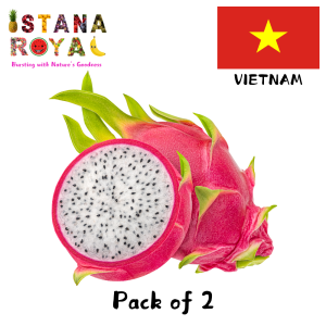 REFRESHINGLY JUICY WHITE DRAGON FRUIT - IMPORTED FROM VIETNAM - ISTANA ROYAL FRUITS
