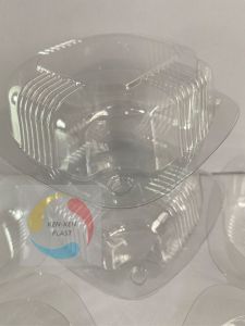 MIKA BURGER/MIKA BULAT/MIKA BENTO BULAT/TEMPAT BURGER PLASTIK.MIKA KUE PLASTIK 1 PAK ISI 50 PCS