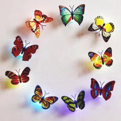 THE BABY DIARY Butterfly Colorful LED Night Light 1 pcs