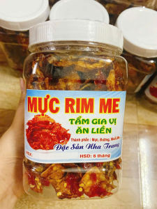 Mực rim me hộp 500G đồ ăn vặt ngon giá rẻ Đặc Sản Nha Trang