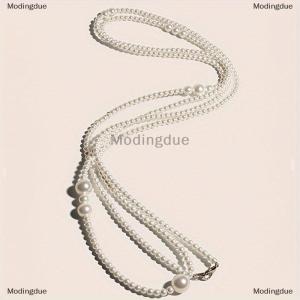 [COD] Modingdue Fashion Imitation Waist Chain Women With Dress Sub Sweater Multi-layer Waist Chain Womens Simple Round Bead Chain Body Chain