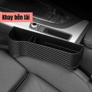 Khay Đựng Đồ Cài Khe Ghế Đa Năng Chất Liệu Carbon Cao Cấp Đựng Điện ThoạiChìa KhoáLy Nước